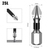 Magnetic Cross Head Screwdriver Bit Set (S2 Steel, Anti-Slip)