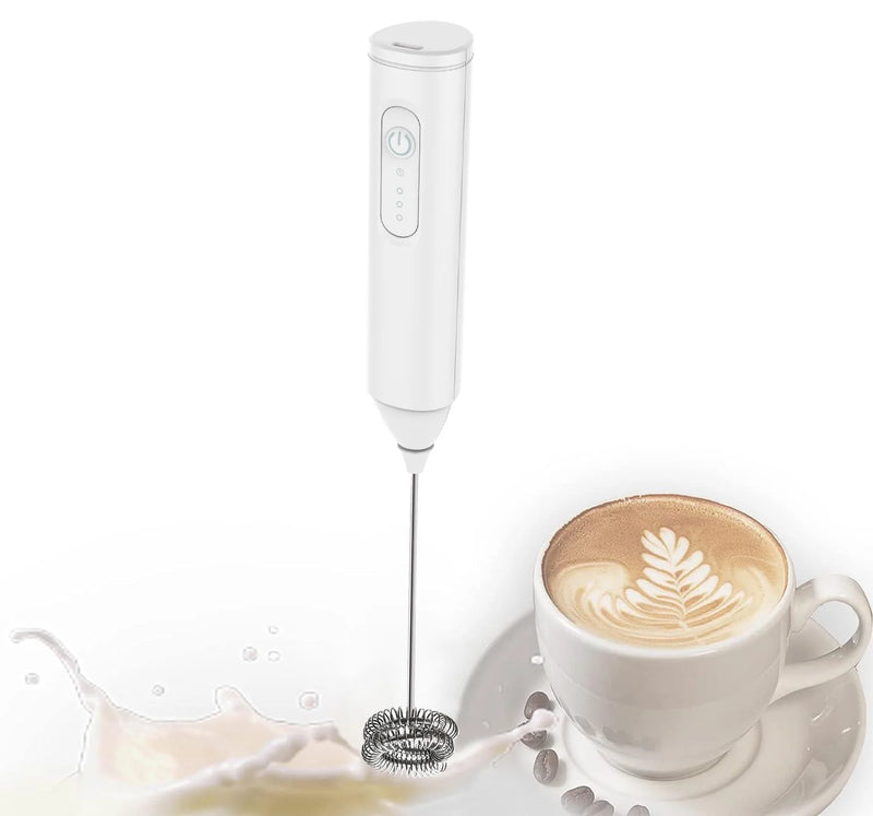 Rechargeable Milk Frother with 3 Speed Settings