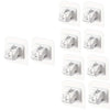 No-Drill Adhesive Curtain Rod Holders