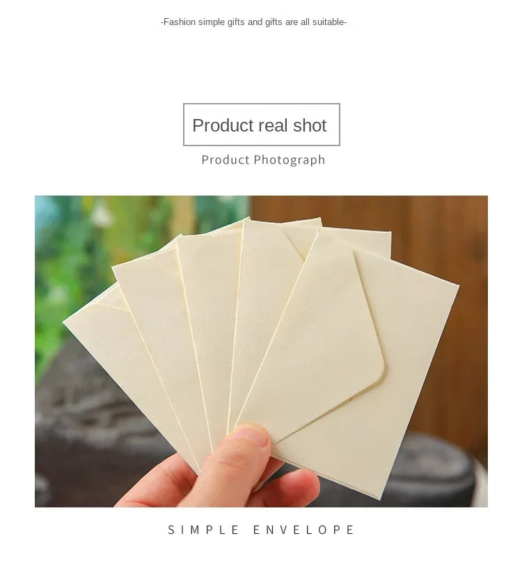 Classic Kraft Paper Envelopes with Window for Weddings & Gifts
