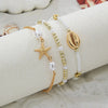 Summer Shell & Pearl Bracelet Set