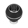 Universal Aluminum Alloy Shift Knob with Leather Grip