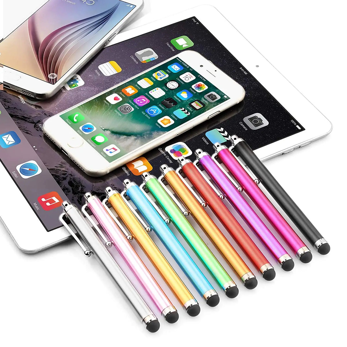 Metal Stylus Pen for Touchscreen Devices – 2-in-1 with Ballpoint