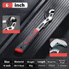 Self-Locking Adjustable Wrench with Quick-Release Mechanism