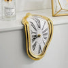 Surreal Melting Wall Clock - Dali Inspired Decorative Timepiece