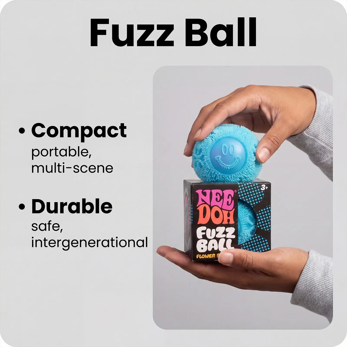 Nee Doh Fuzz Ball Stress Relief Toy