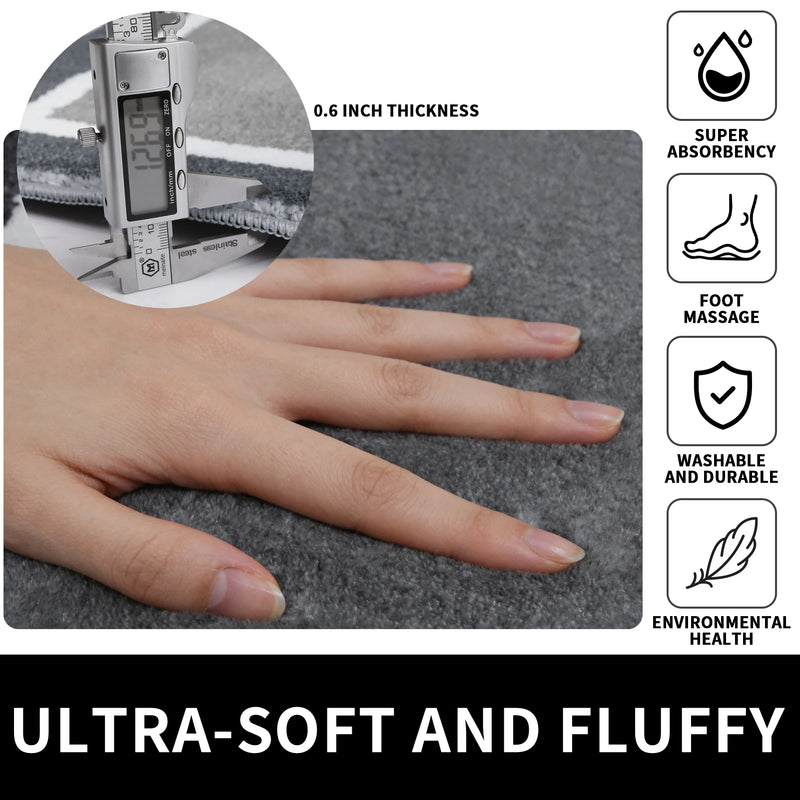 Memory Foam Bath Mat with Non-Slip Backing