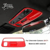 Red ABS material interior and exterior trim kit for Chevrolet Camaro 2017 and newer models