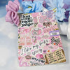 Cartoon Bow Design Insert Cards for Transparent Tablet Cases