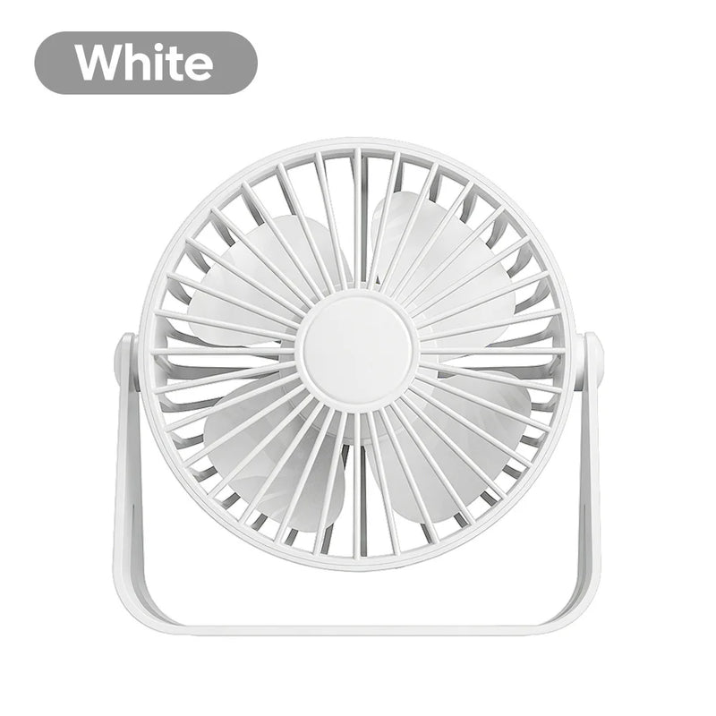 Portable USB Rechargeable Desk Fan