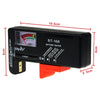 Universal Battery Tester with LCD Display for AA, AAA, 9V, and Button Cells