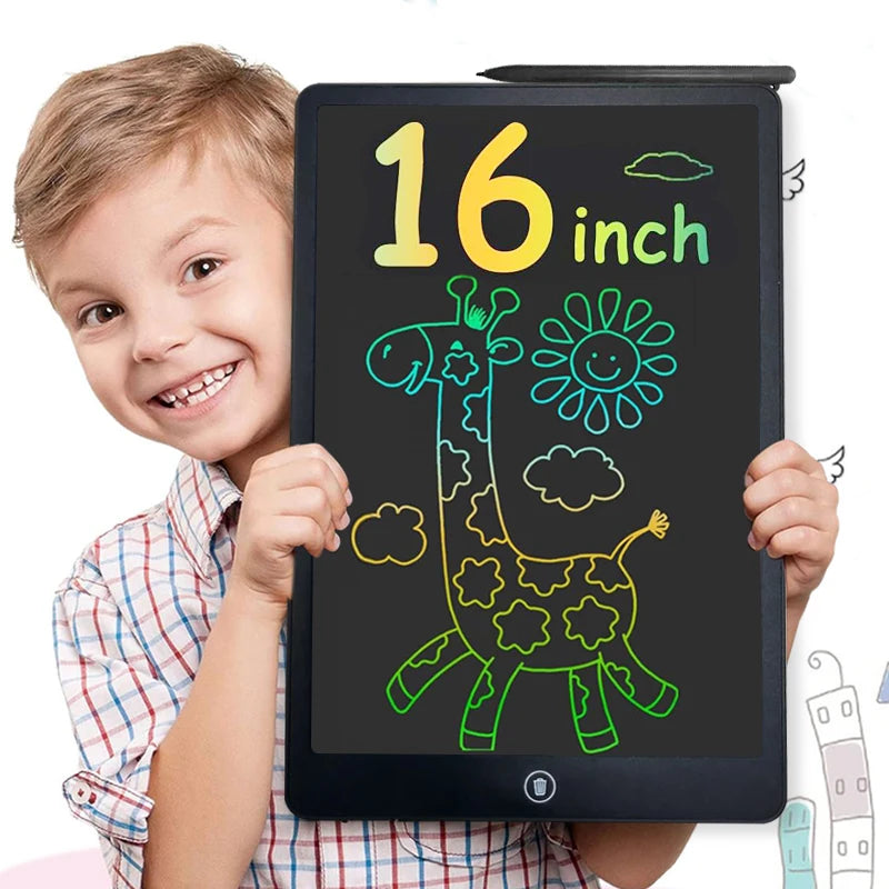 16-Inch Colorful LCD Drawing Tablet for Kids