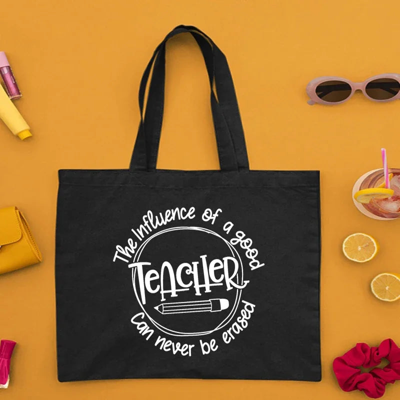 Sac Tote en Toile Durable pour Enseignants