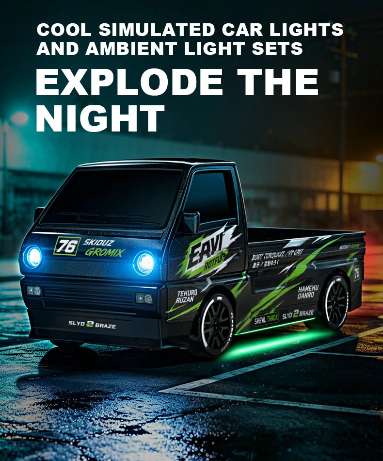 1:64 Scale 4WD Stunt RC Drift Car with Rechargeable Battery