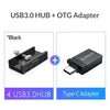 Aluminum USB 3.0 Hub with Clamp Mount for Desktops and Laptops