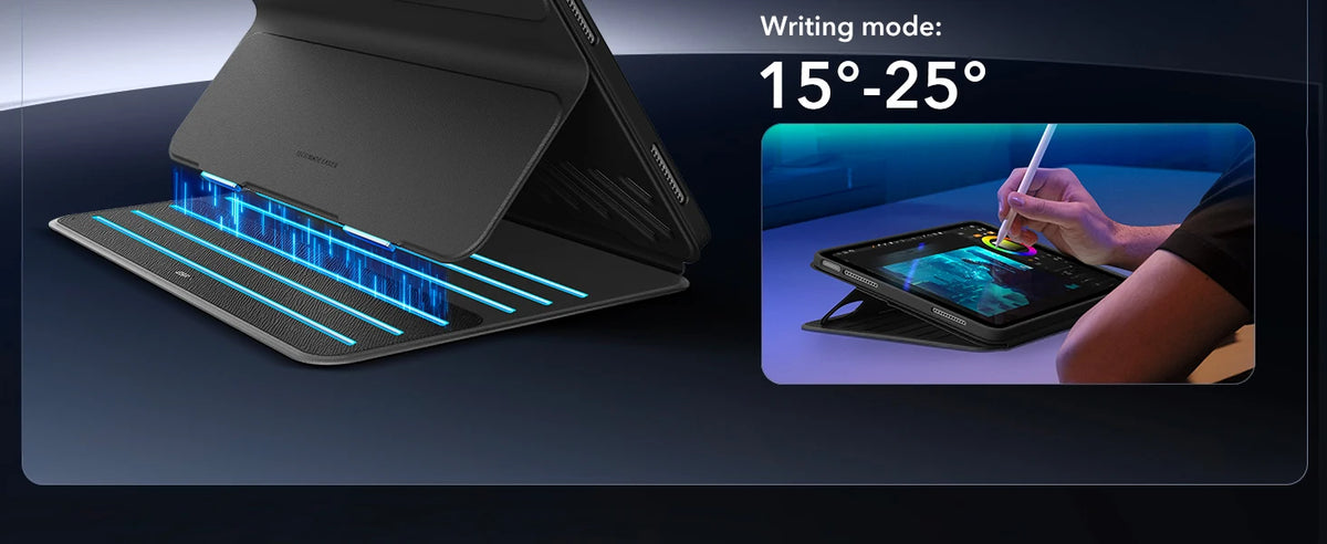 Magnetic Folio Case for iPad Air 11 Inch with Auto Wake/Sleep