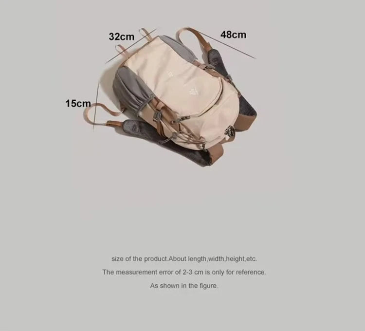 40L Water-Resistant Hiking Backpack with Ventilated Back Panel
