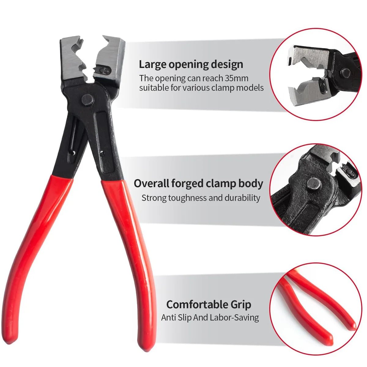 Automotive Connector Separator Pliers with Carbon Steel Build