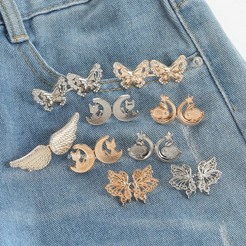 Butterfly Adjustable Waist Clip for Jeans and Skirts