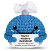Handmade Crochet Pocket Hug Doll with Custom Message