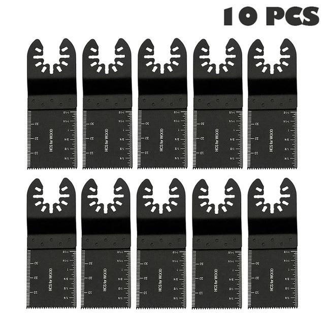 Jeu de lames universel pour outil multifonction oscillant