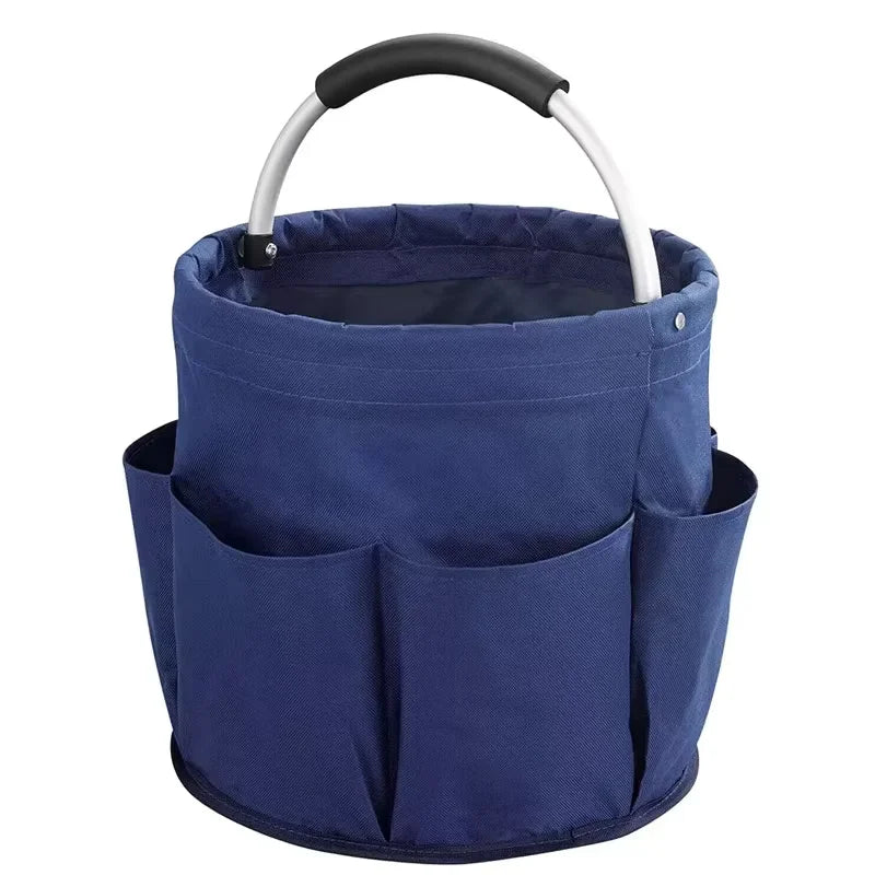 Foldable 17L Storage Organizer Basket with Carry Handle
