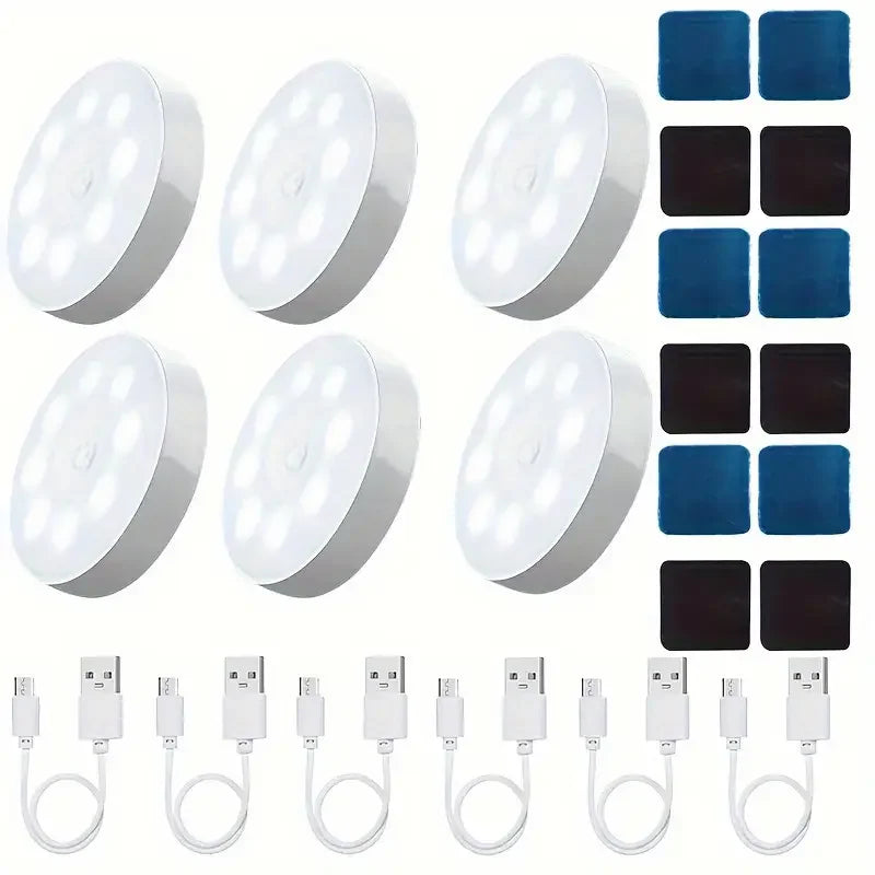 Motion Sensor LED Night Light with Magnetic Mount