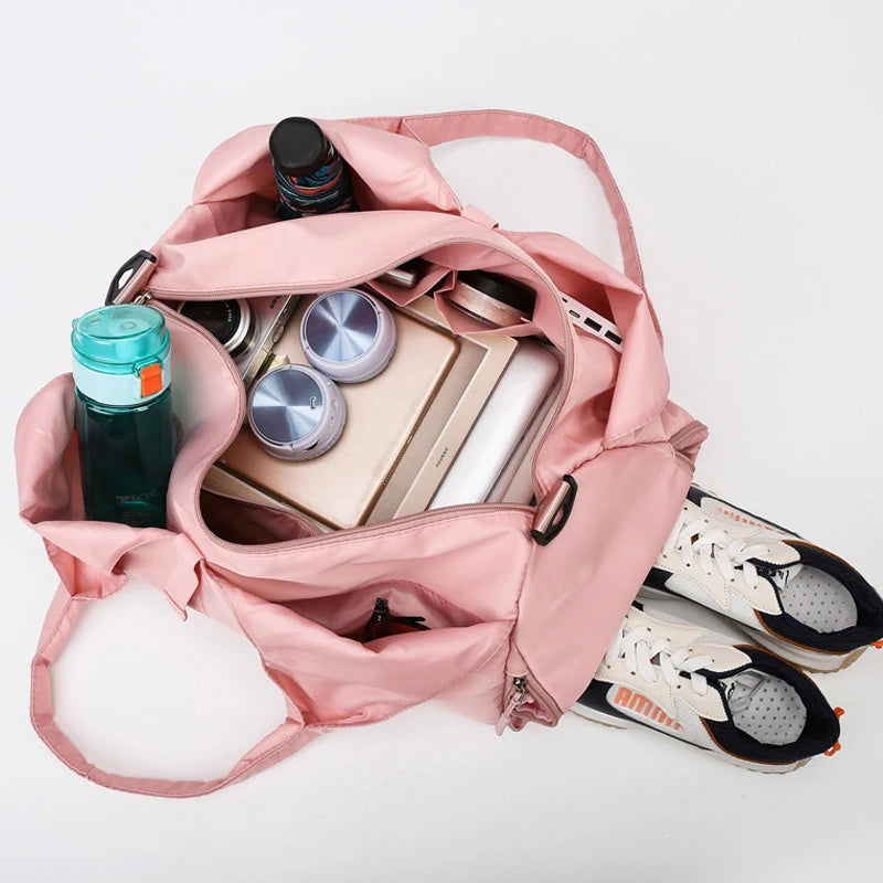 Versatile Yoga Mat Carry Bag with Shoe Pocket