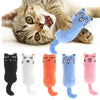 Interactive Plush Cat Toy with Squeaker and Catnip