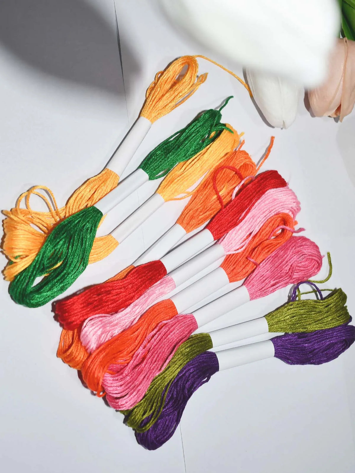 250-Color Embroidery Floss Collection for Cross-Stitch and DIY Crafts