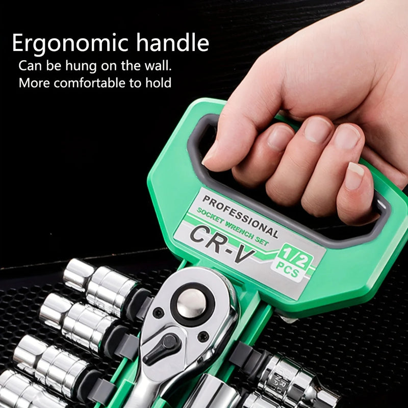 1/4-Inch Ratchet Socket Wrench Set