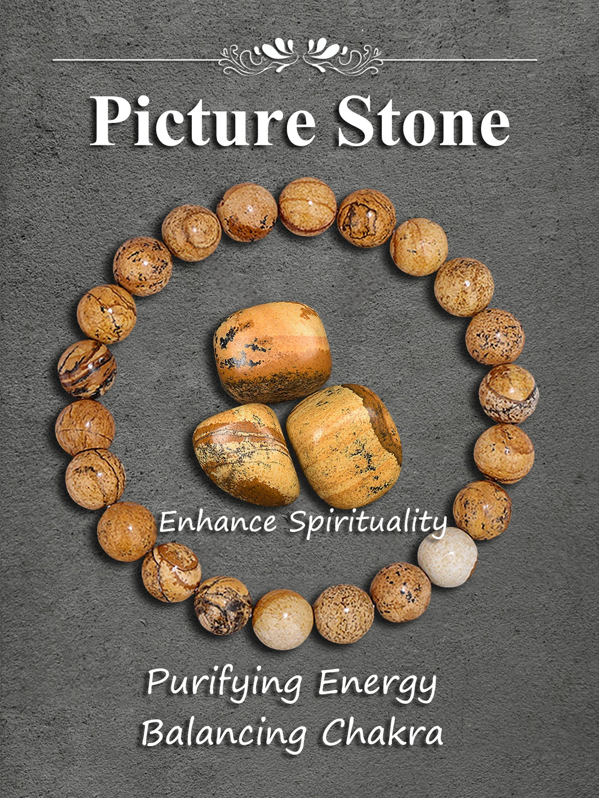 Bracelet en Pierre de Pyrite Naturelle