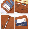 RFID Blocking Travel Passport Holder and Document Organizer