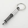 Gearbox Keychain with Turbo Hub and Brake Disc Pendant