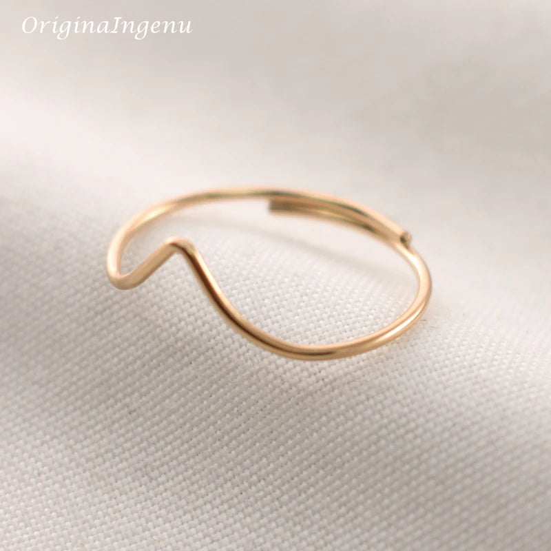 Bague d'orteil en argent sterling ajustable
