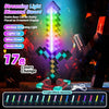 Rainbow LED Diamond Sword with USB Charging Base