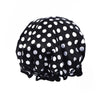 Leopard Print Double-Layer Shower Cap – Waterproof & Reusable