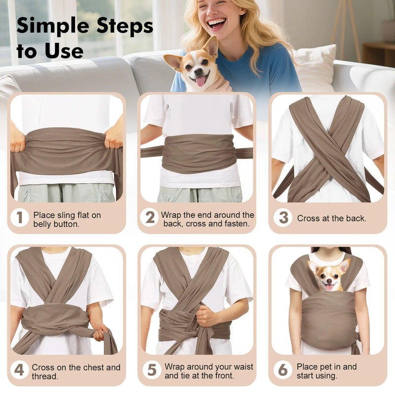 Transportador de Pet Frontal para Perros y Gatos Pequeños