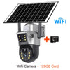 Dual-Lens Solar Security Camera with 4K Night Vision