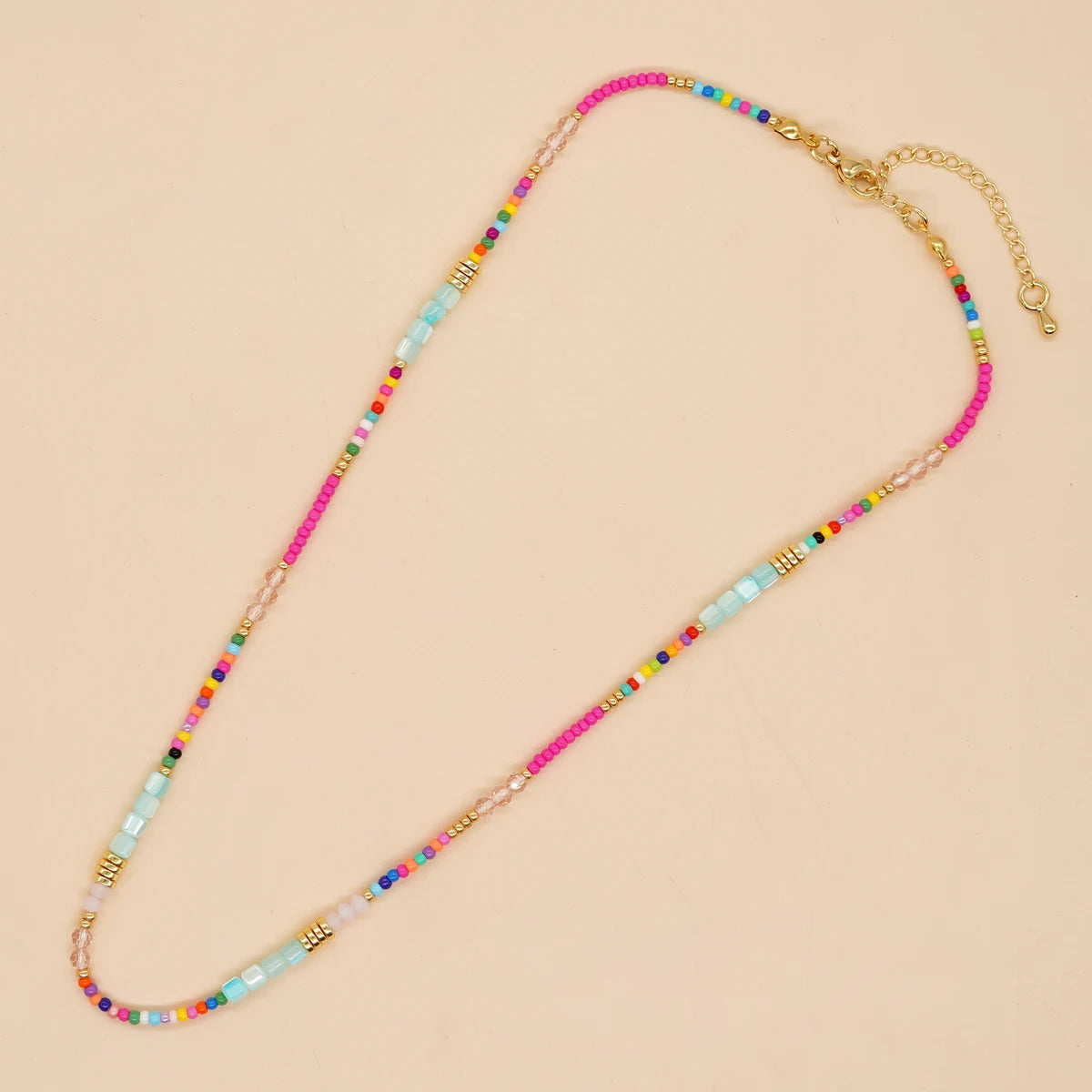 Bohemian Beaded Choker Necklace