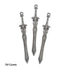 A set of 16 gun-shaped charms for DIY jewelry making in mixed styles.
