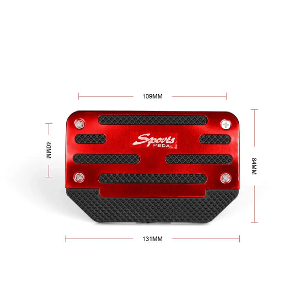Universal Aluminum Non-Slip Car Pedal Covers (Brake & Accelerator)