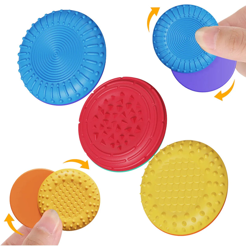 Textured Magnetic Fidget Slider for Stress Relief