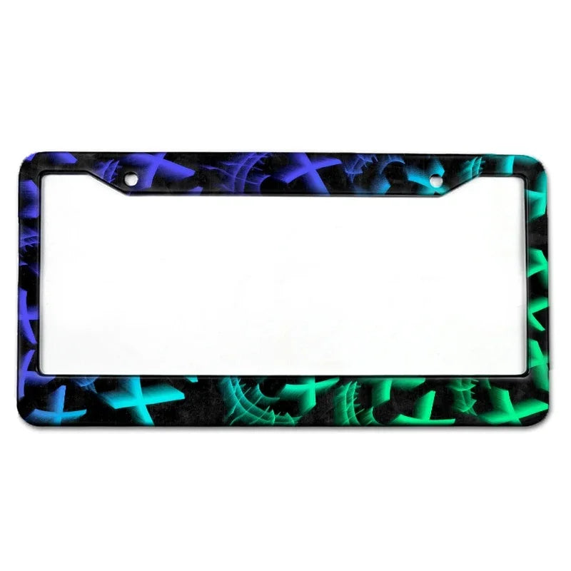 Custom Aluminum License Plate Frame with HD Design