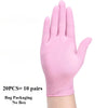 Pink Nitrile Disposable Gloves, Powder-Free