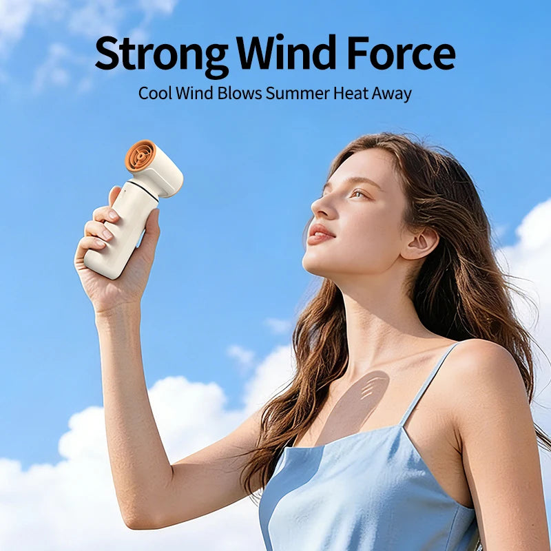 Pocket-Sized Rechargeable Handheld Fan