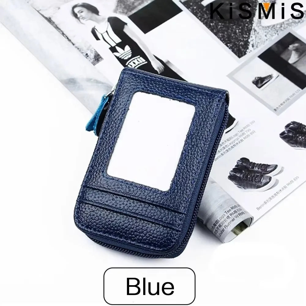 RFID-Blockierendes Leder-Karten-Wallet