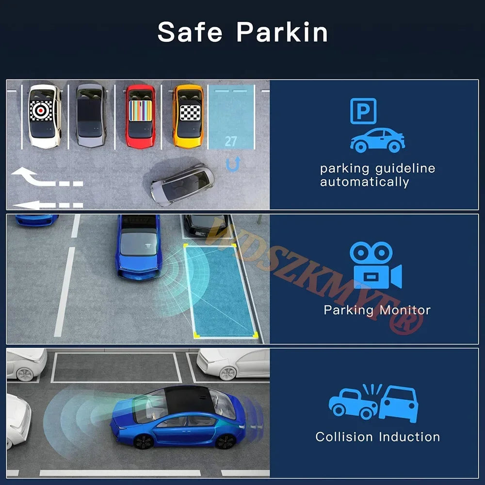 4-Channel 1080P Dash Cam with WiFi and 24H Parking Monitor