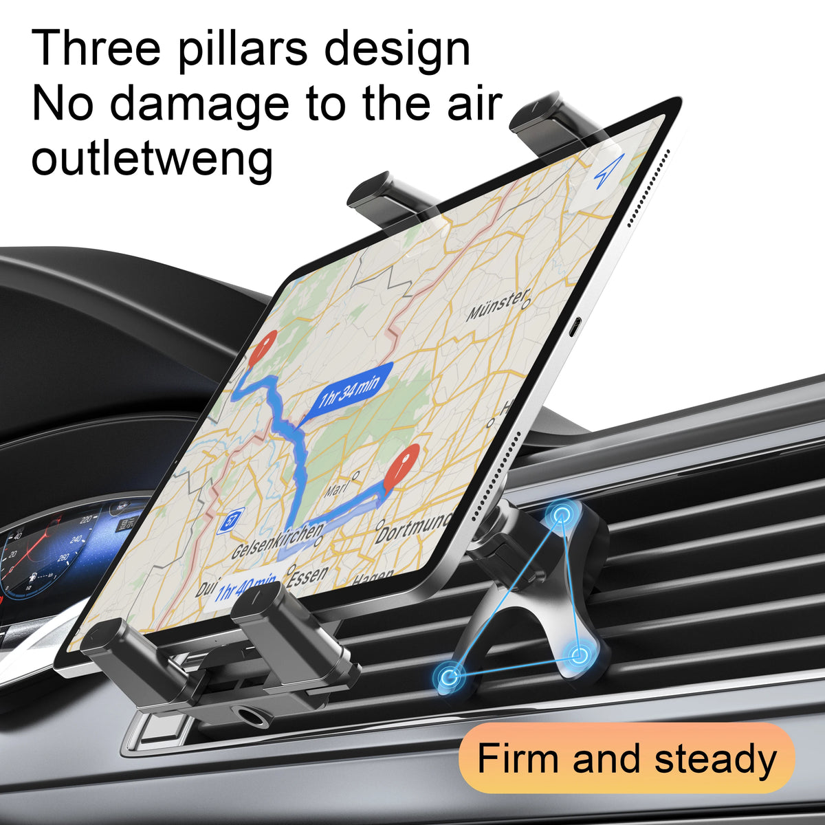 Universal Car Air Vent Tablet & Phone Mount