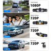 4-Channel 360° Dash Cam with Full Vehicle Coverage and Night Vision